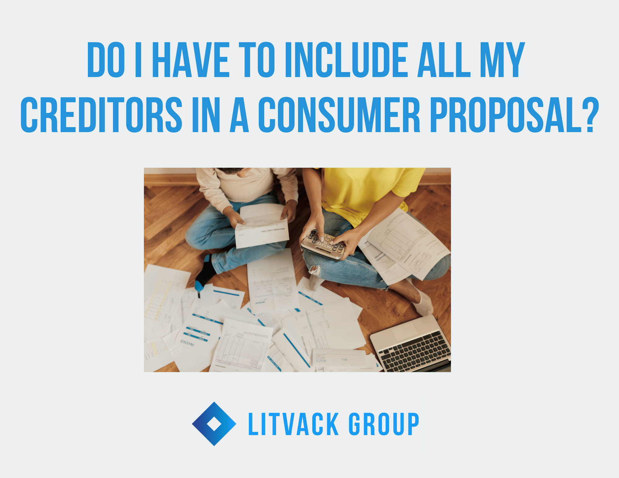 What Debts Are Included in a Consumer Proposal?