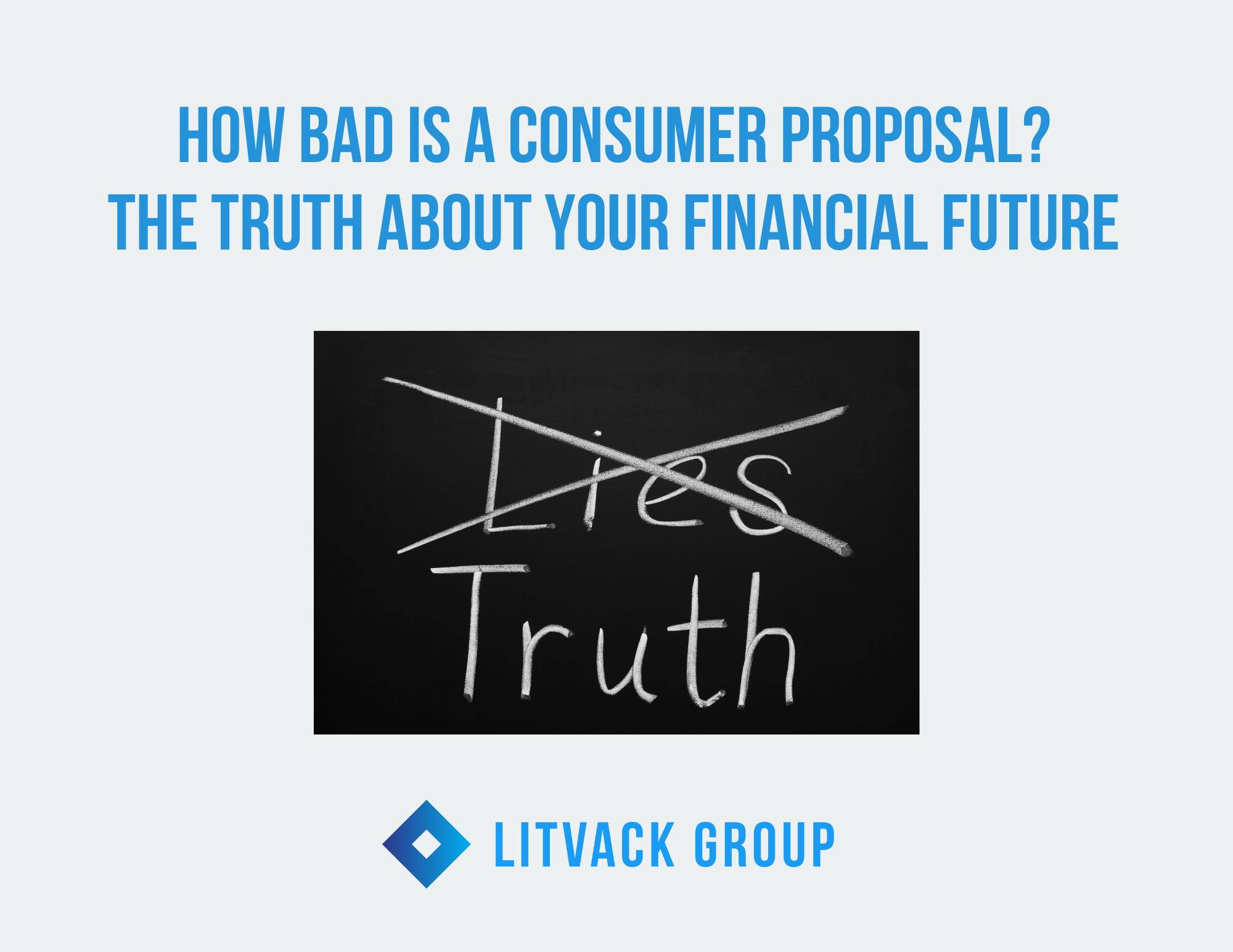 How Bad Is a Consumer Proposal? The Truth About Your Financial Future